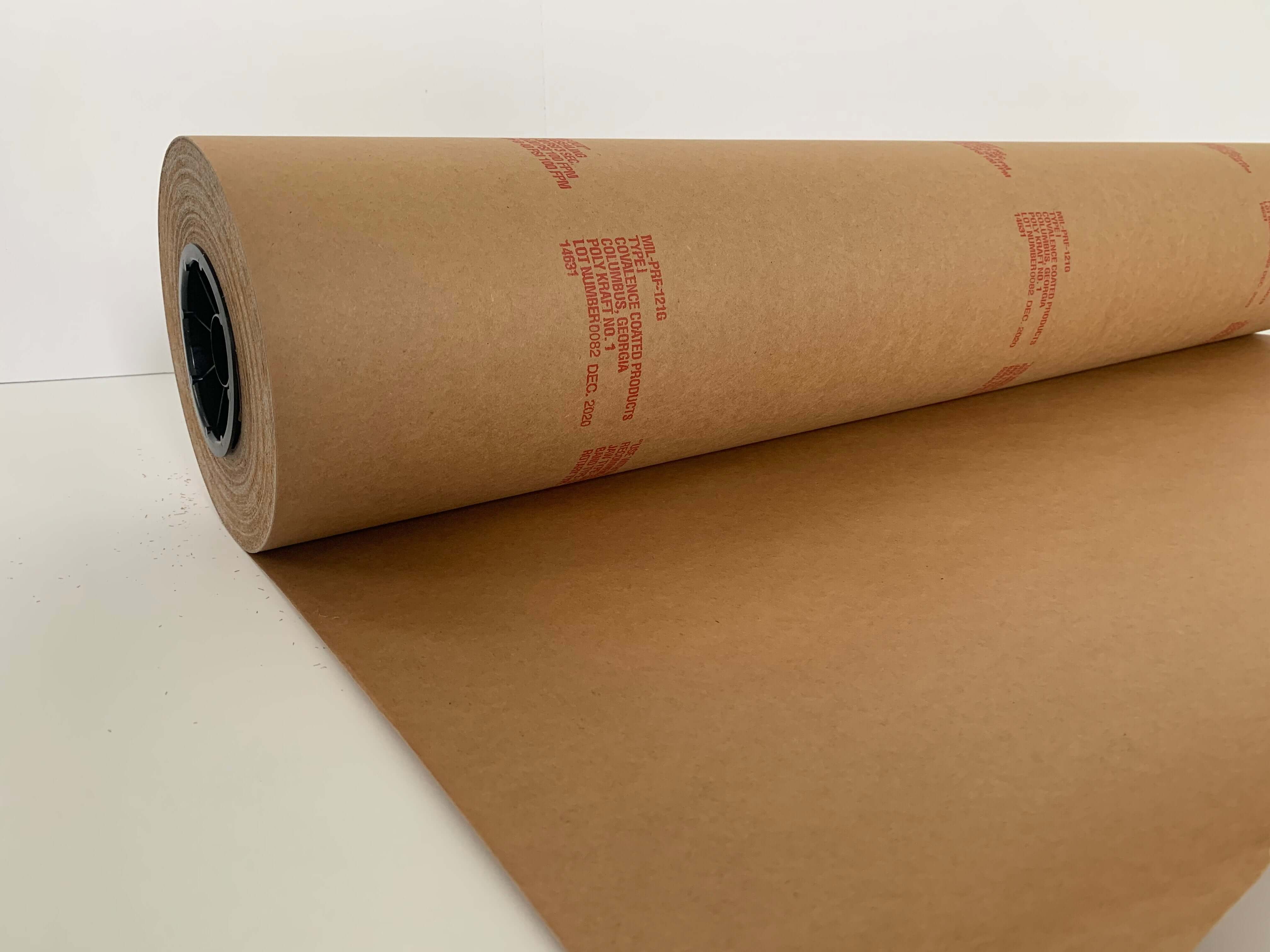 36 x 100 yards Heavy Duty Cloth With Wax Coated Paper Both Sides MILPAK no.  12 MIL-B-121F (1 roll)